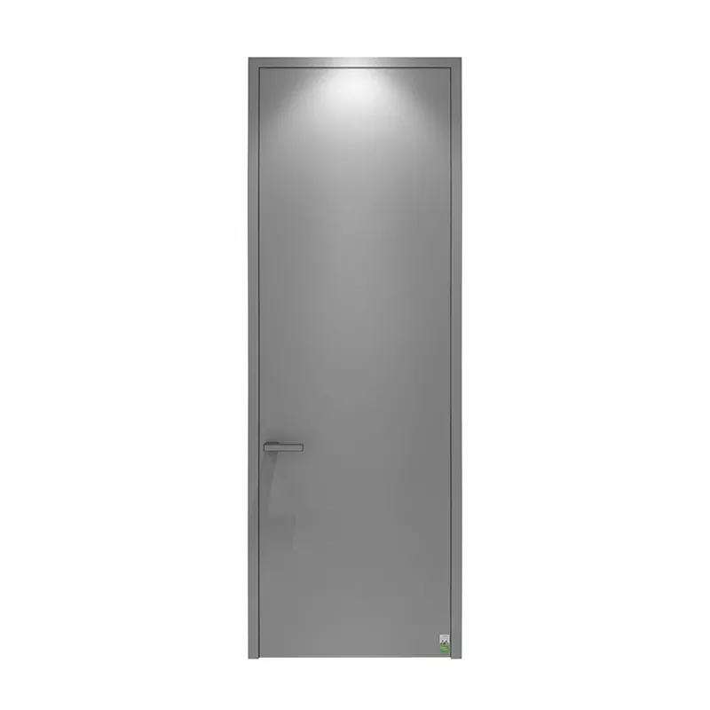 Aluminioz estalitako egurrezko ateak
