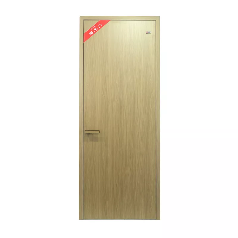 Aluminioz estalitako egurrezko ateak