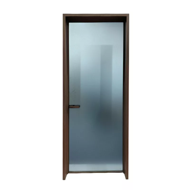 Aluminioz estalitako egurrezko ateak